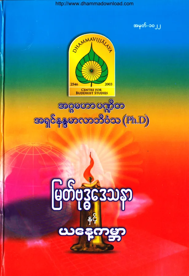(Dr အရွင္နႏၵမာလာဘိဝံသ) ျမတ္ဗုဒၶသာသနာႏွင့္ ယေန႔ကမ႓ာ.pdf